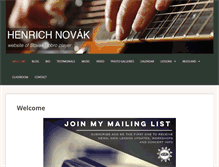 Tablet Screenshot of henrichnovak.com